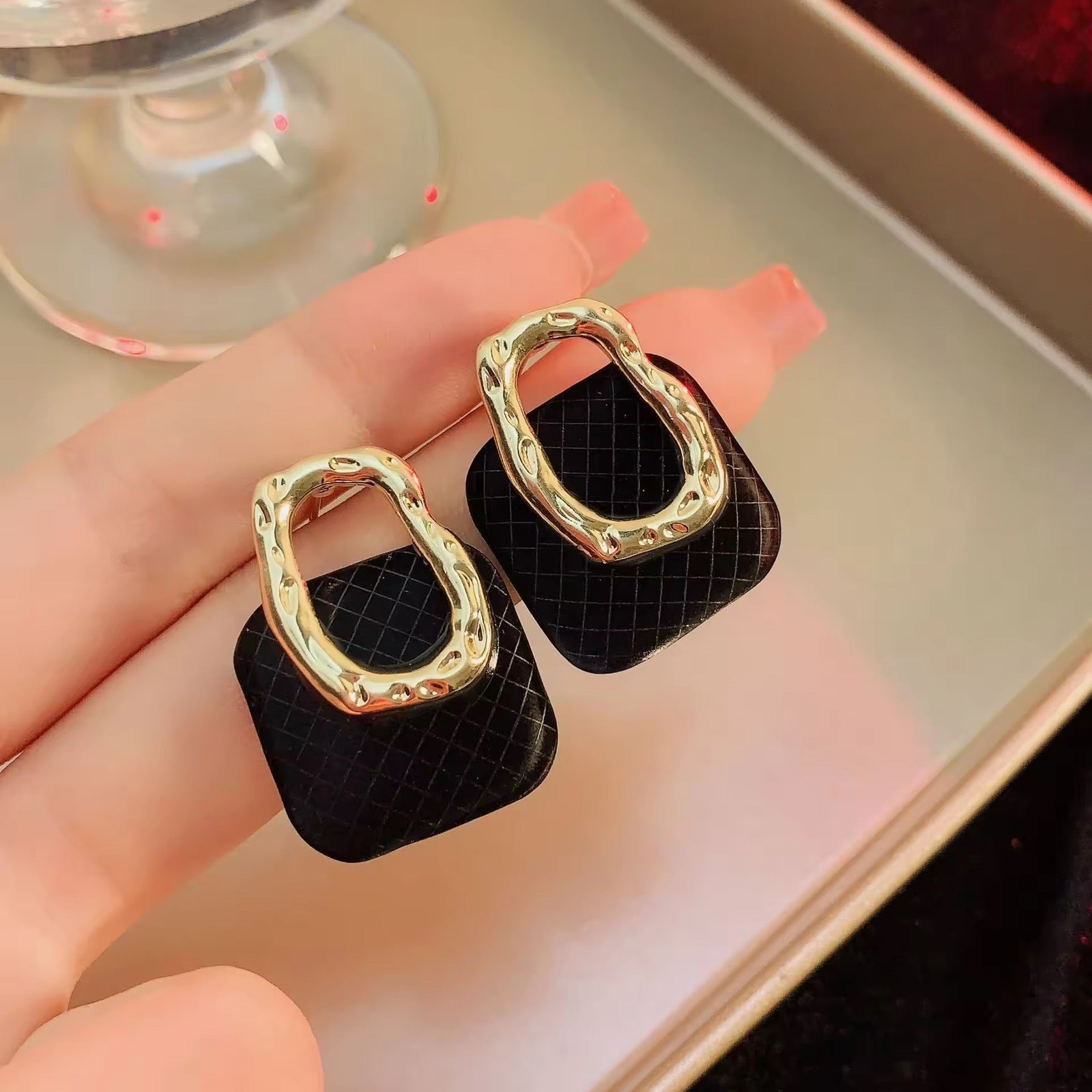 Midnight Muse Statement Earrings