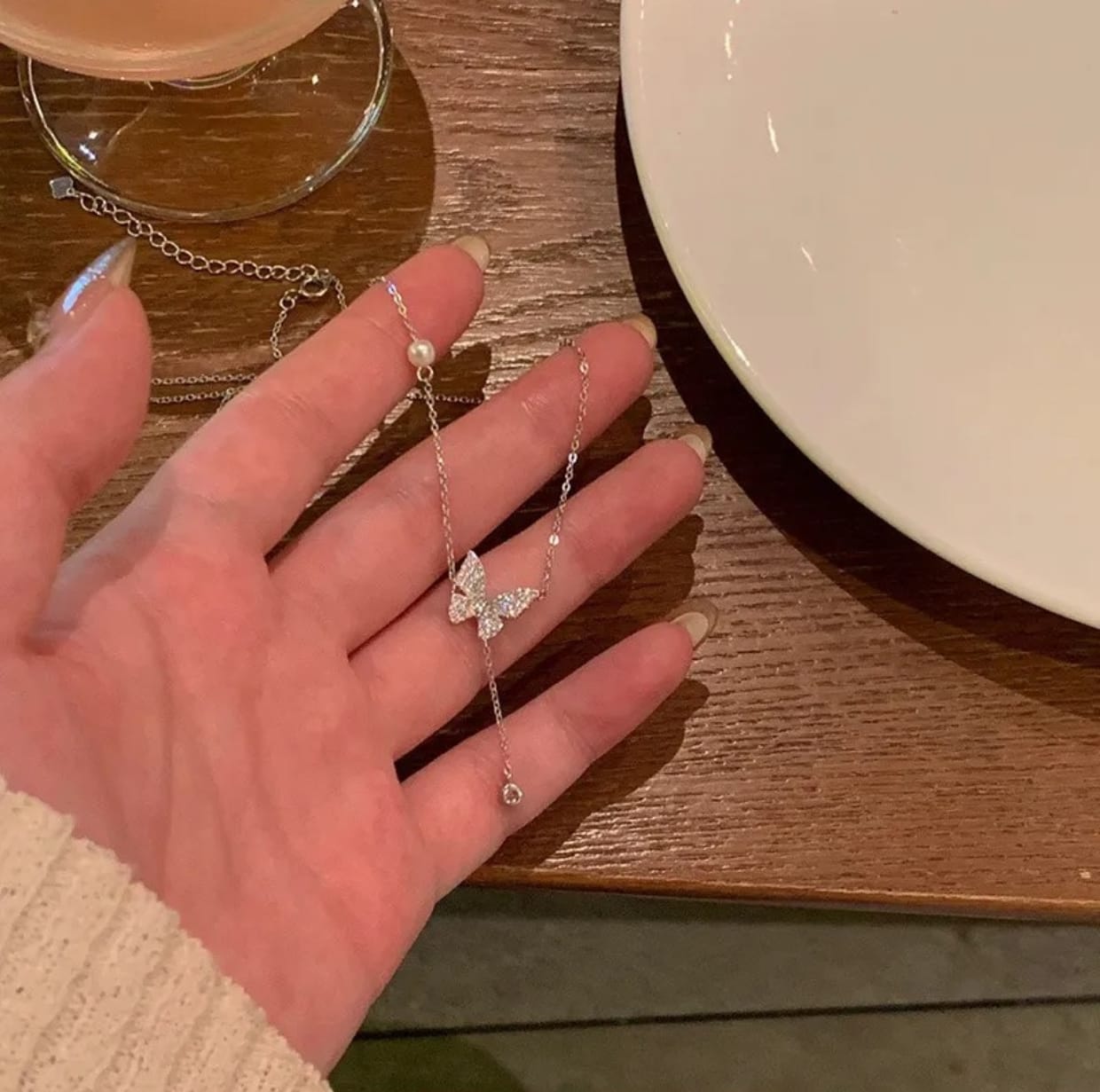 Butterfly Y-Necklace