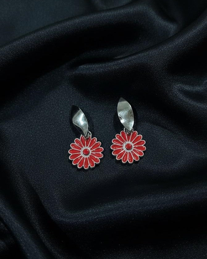 Floral Carved - Red