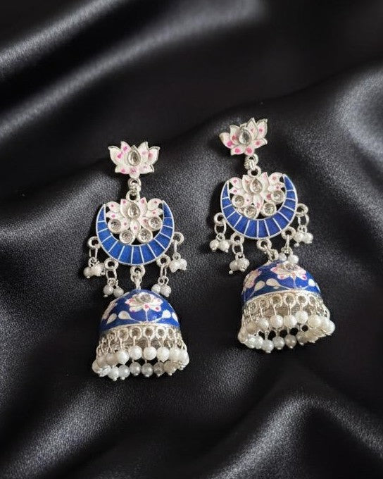 Kamal Jhumka - Blue