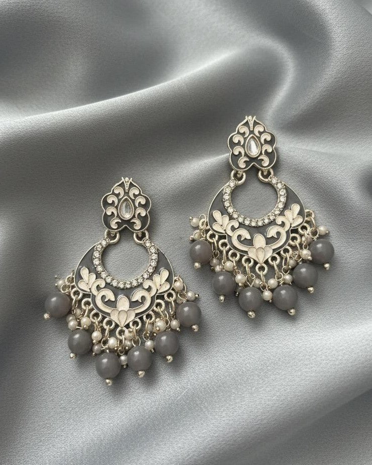 Meens Chandbali - Grey