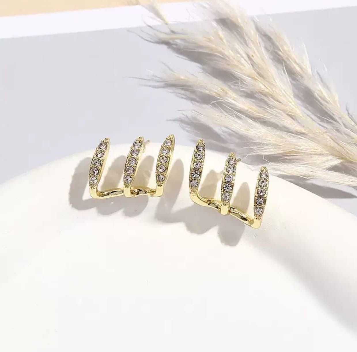 Triple Claw Earrings