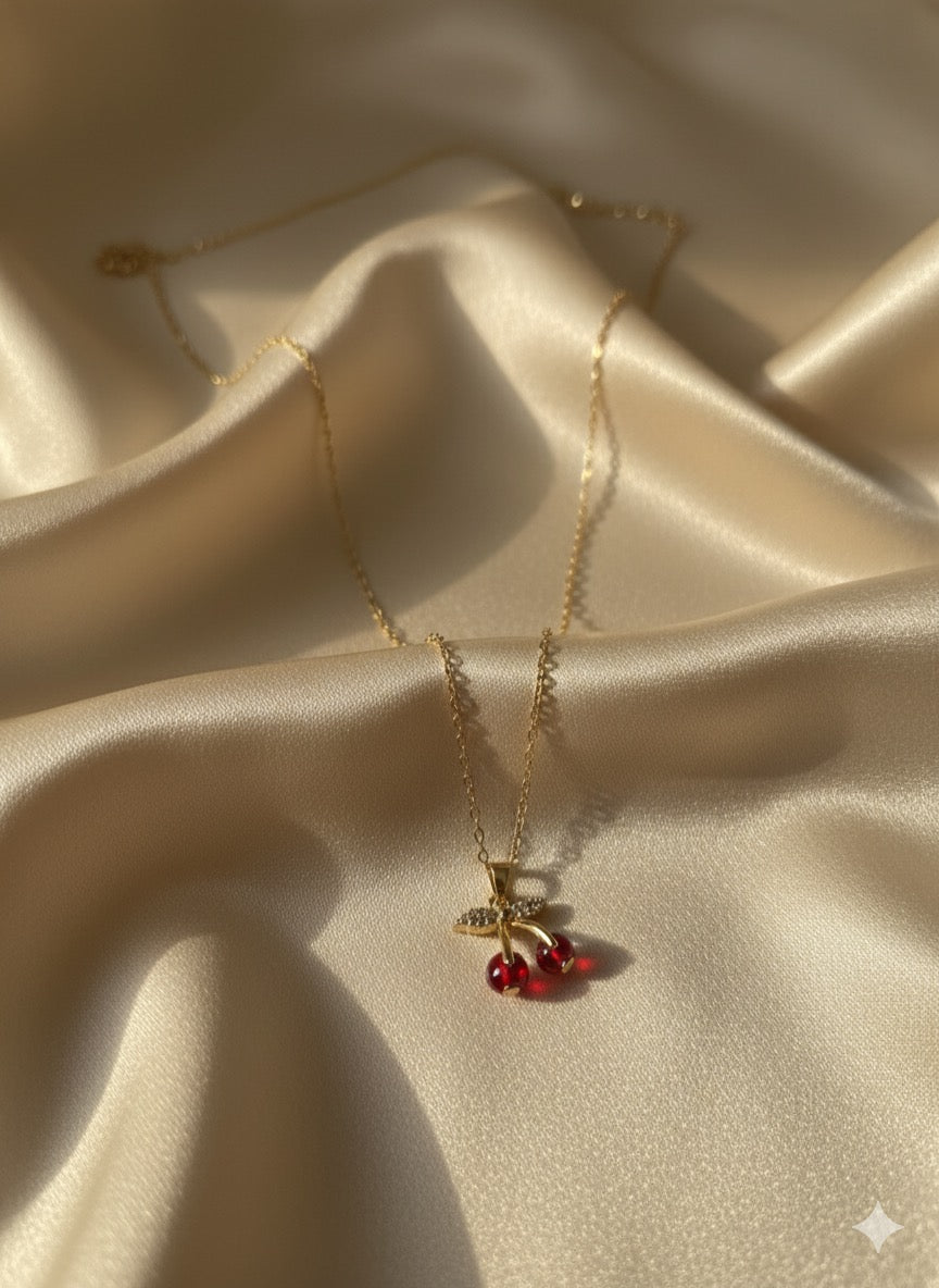 Cherry Pendant Necklac