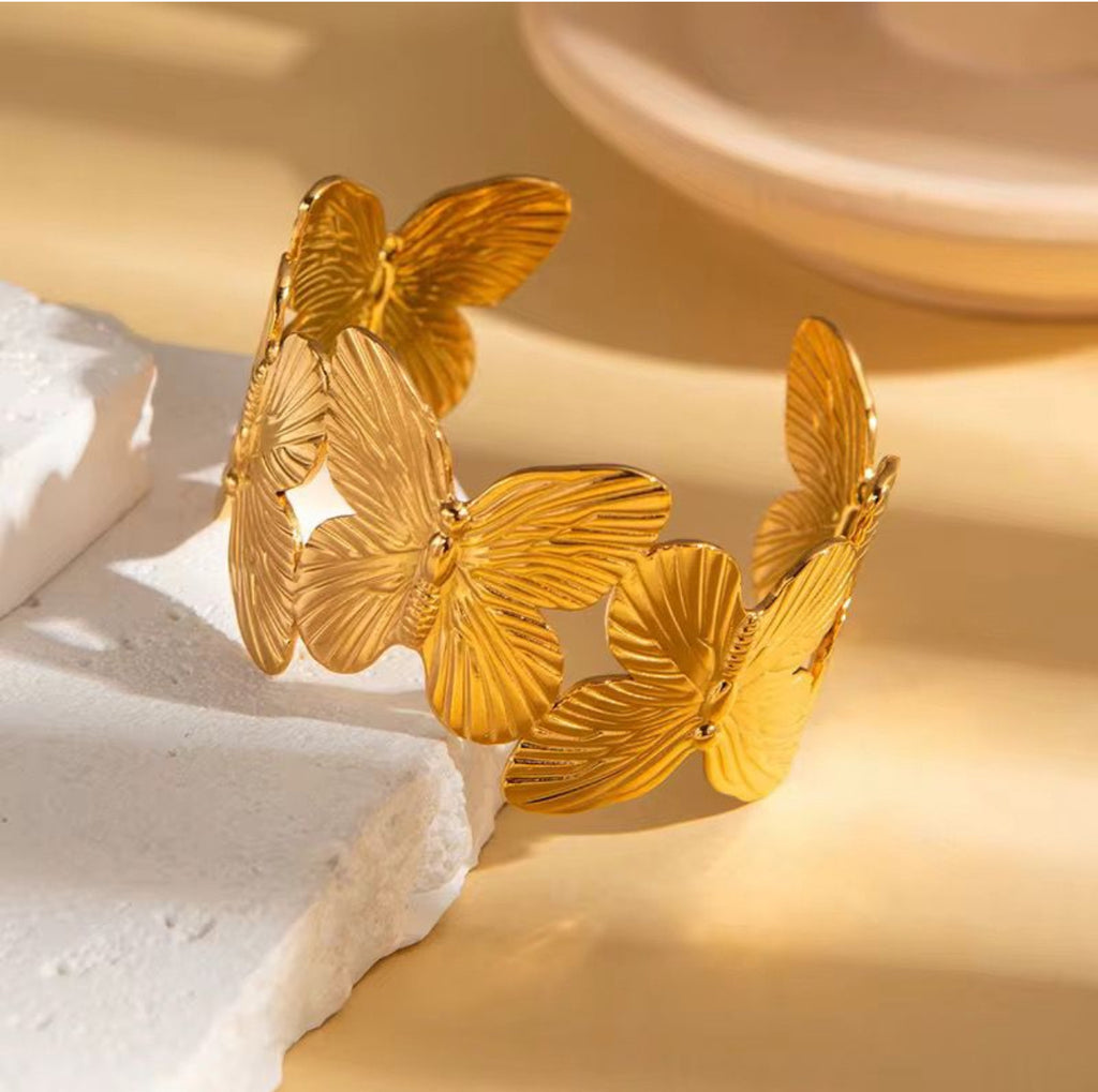 Golden Butterfly Cuff Brace