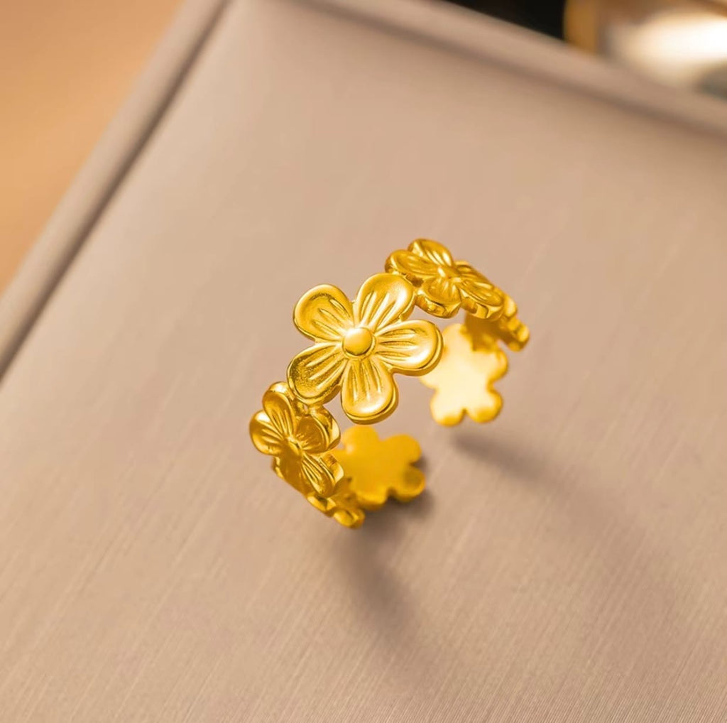 Floral Dainty Ring