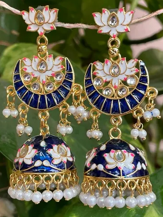 Kamal jumka dark blue