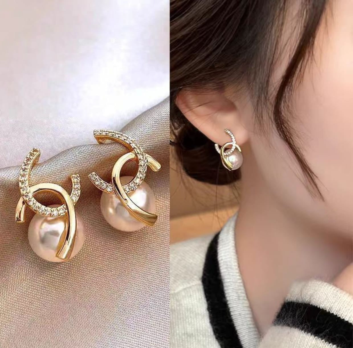 Unique Interlocking Earrings