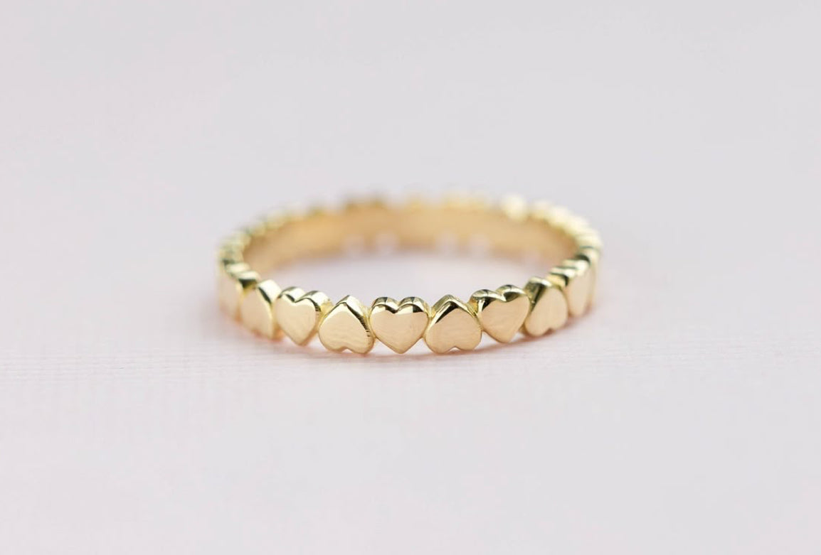 Heart Band Ring