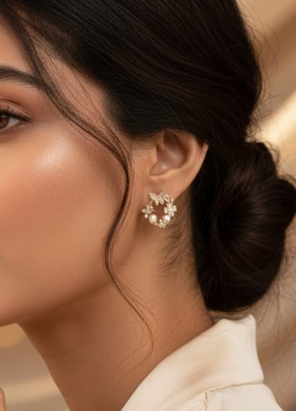 Butterfly Wreath Studs