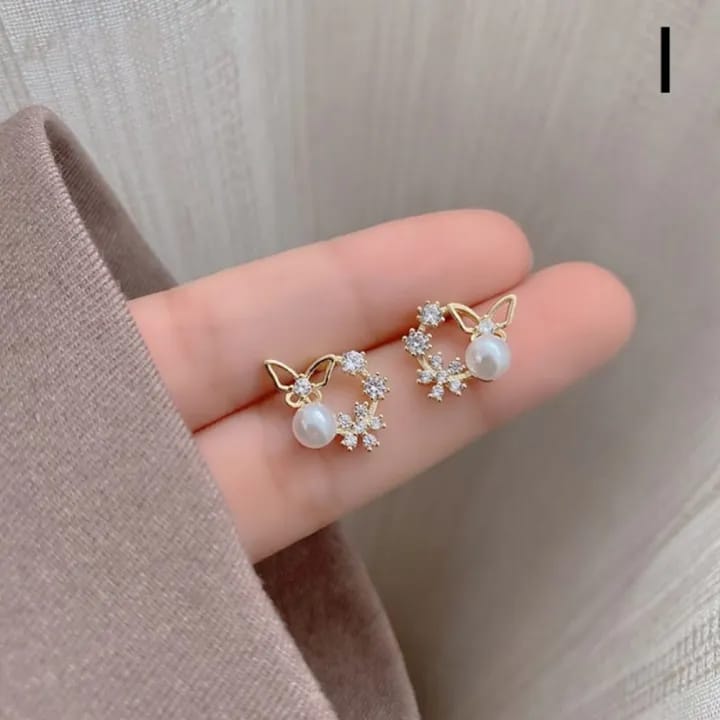Butterfly Wreath Studs