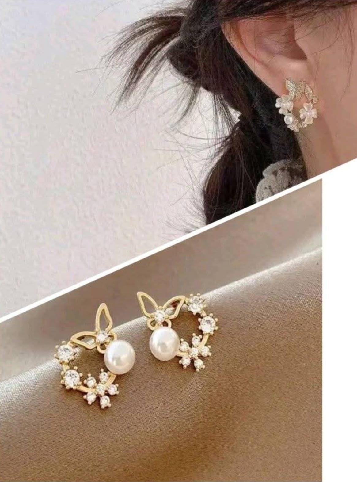 Butterfly Wreath Studs