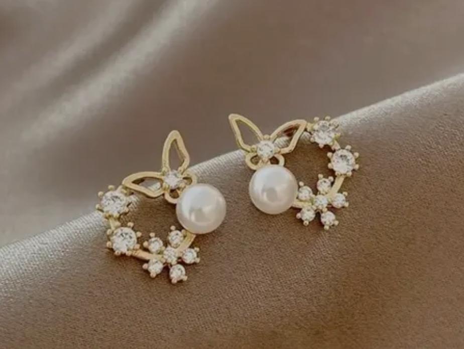 Butterfly Wreath Studs