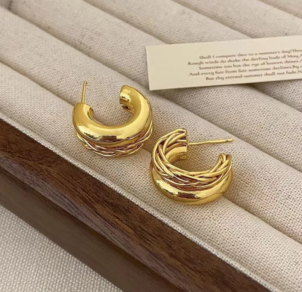 Double Layer Hop Earrings