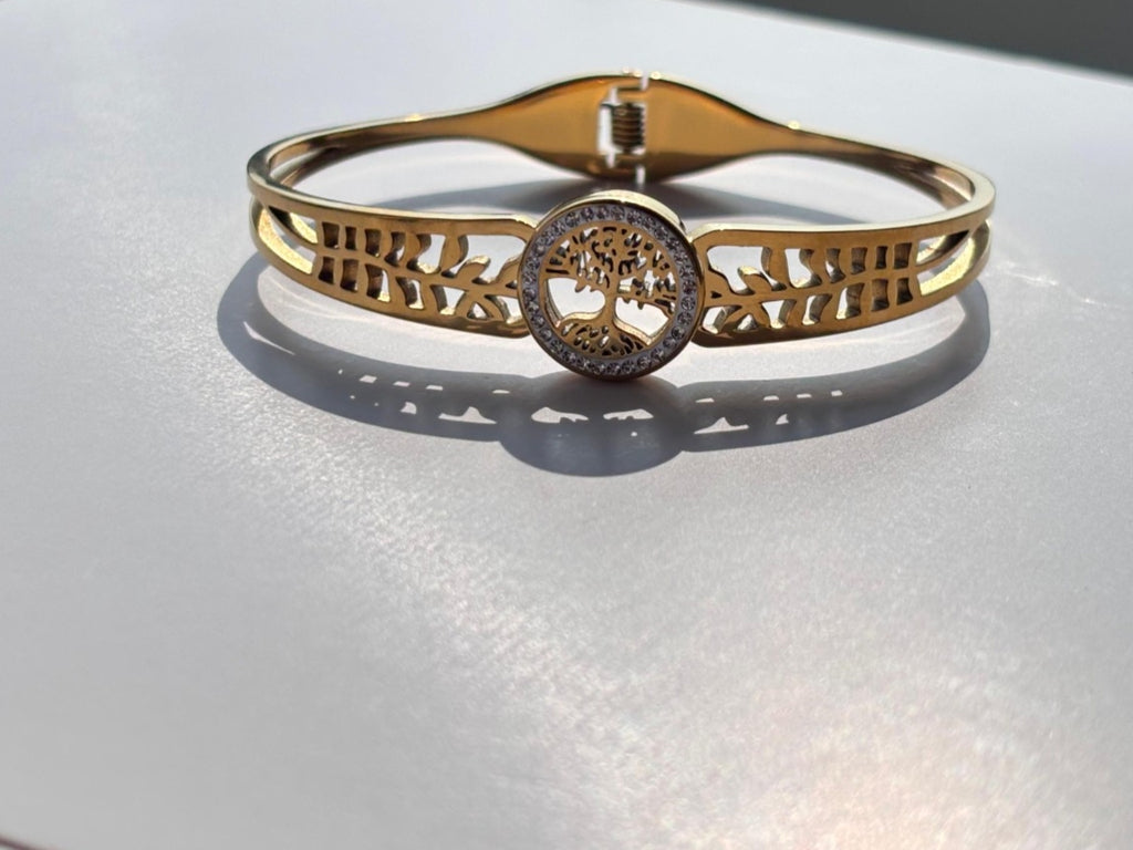Eterna Tree of Life Adjustable Bangle