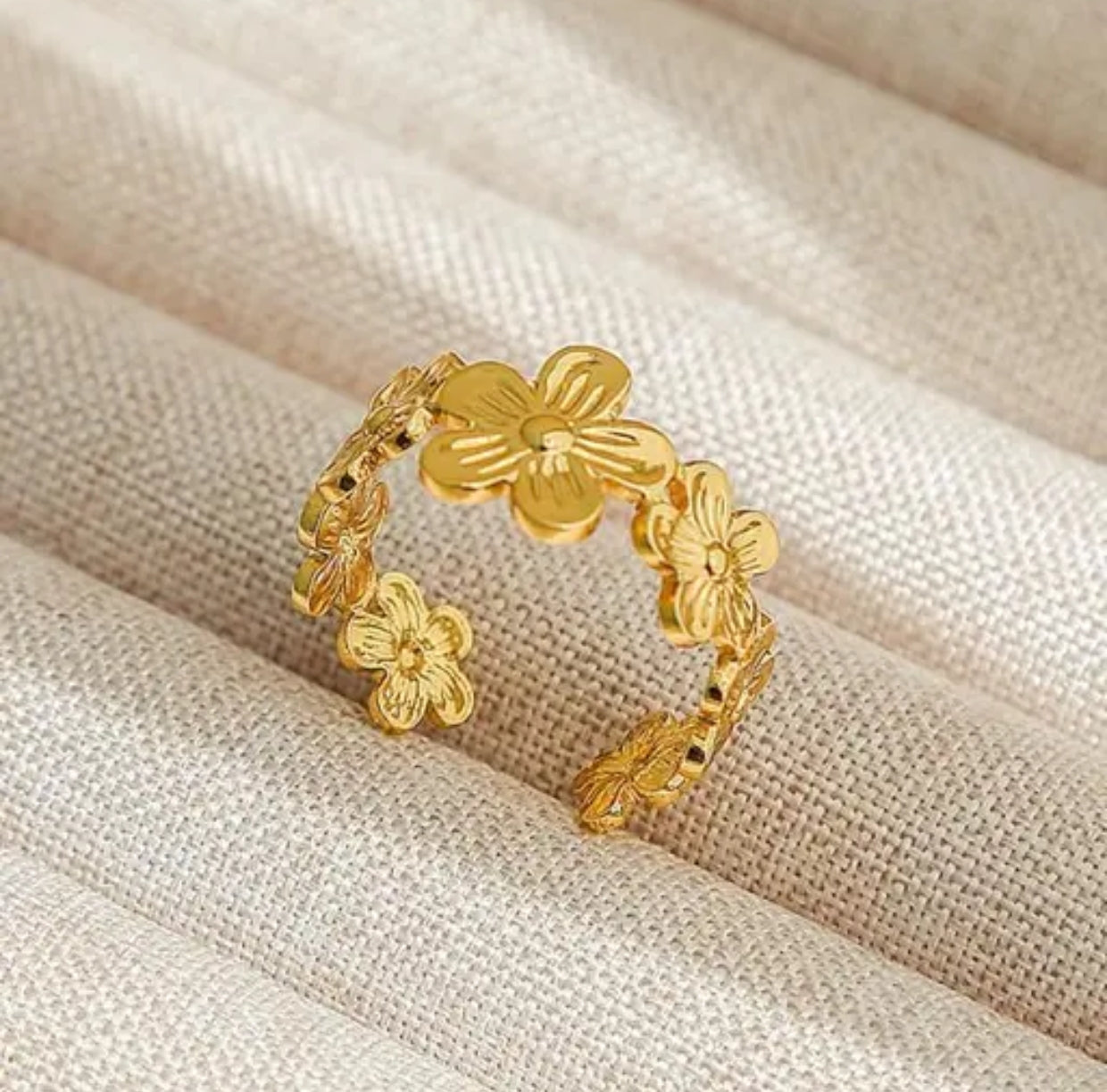 Floral Dainty Ring