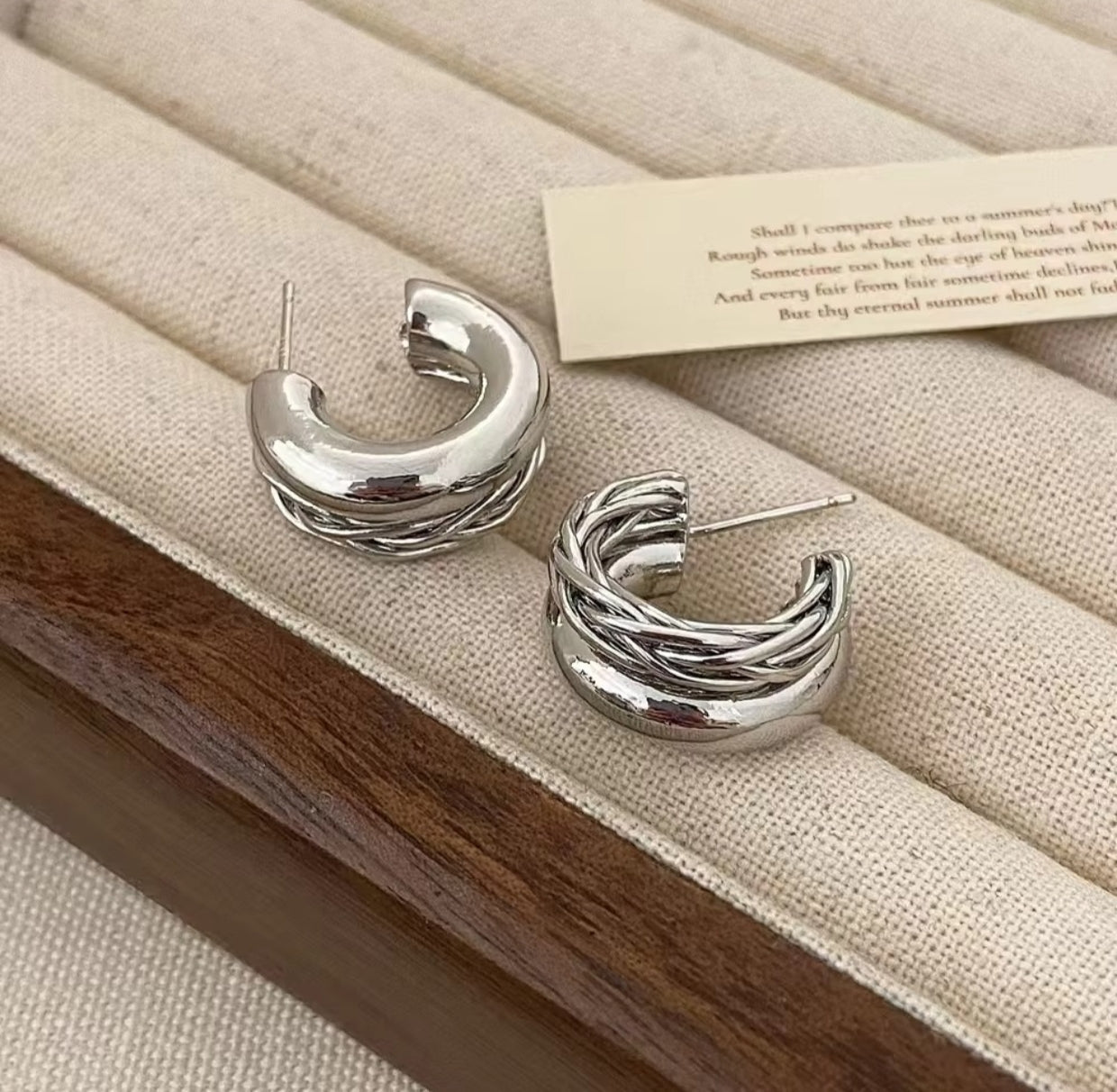 Double Layer Hop Earrings