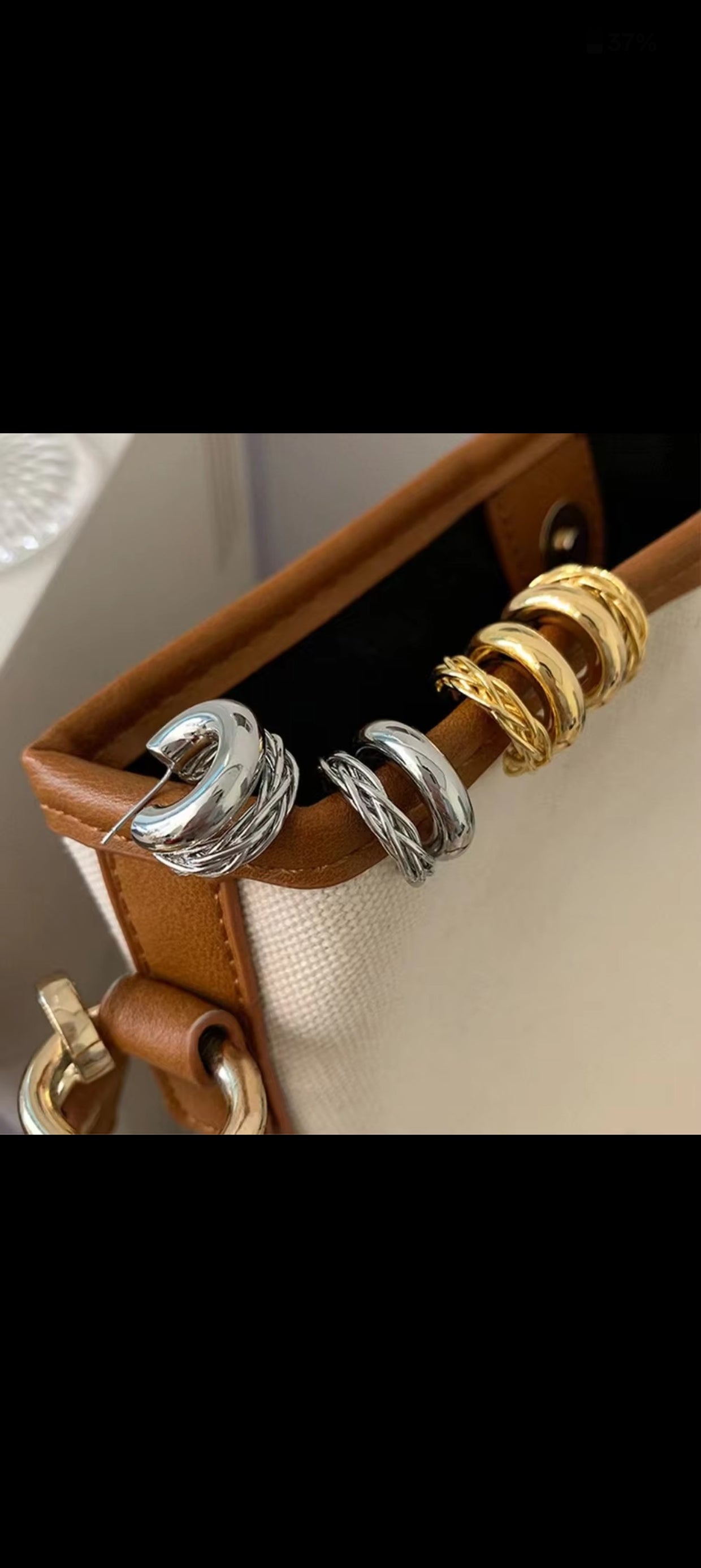 Double Layer Hop Earrings