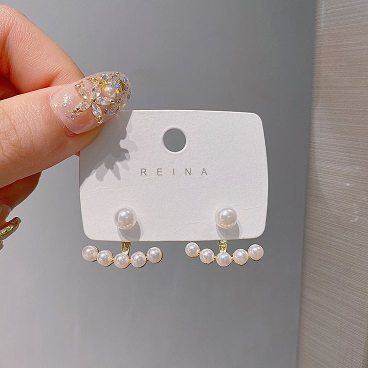 Pearl Embrace Jacket Earrings