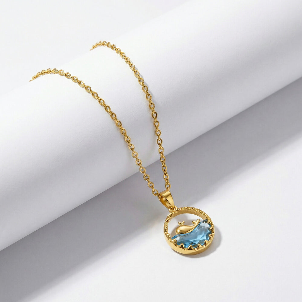 Ocean Whisper Whale Pendant Necklace