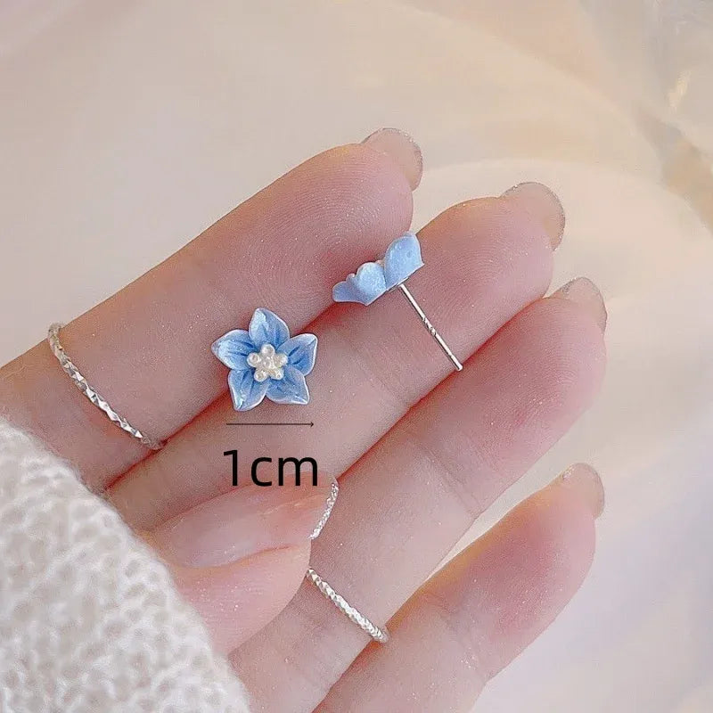 Bluebell Floral Stud Earrings