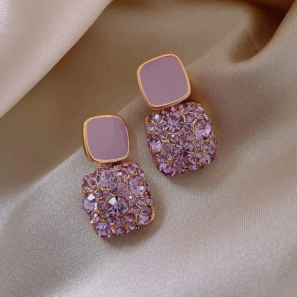 Lilac Luxe Crystal Earrings