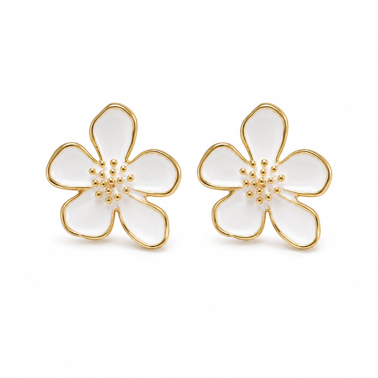 Bloom Grace Floral Stud Earrings