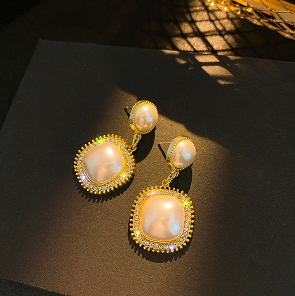 Royal Pearl Glam Earrings