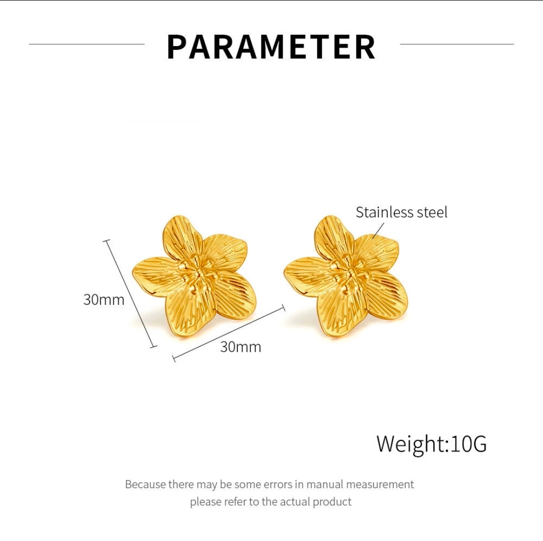 Petal Glow Flower Earrings