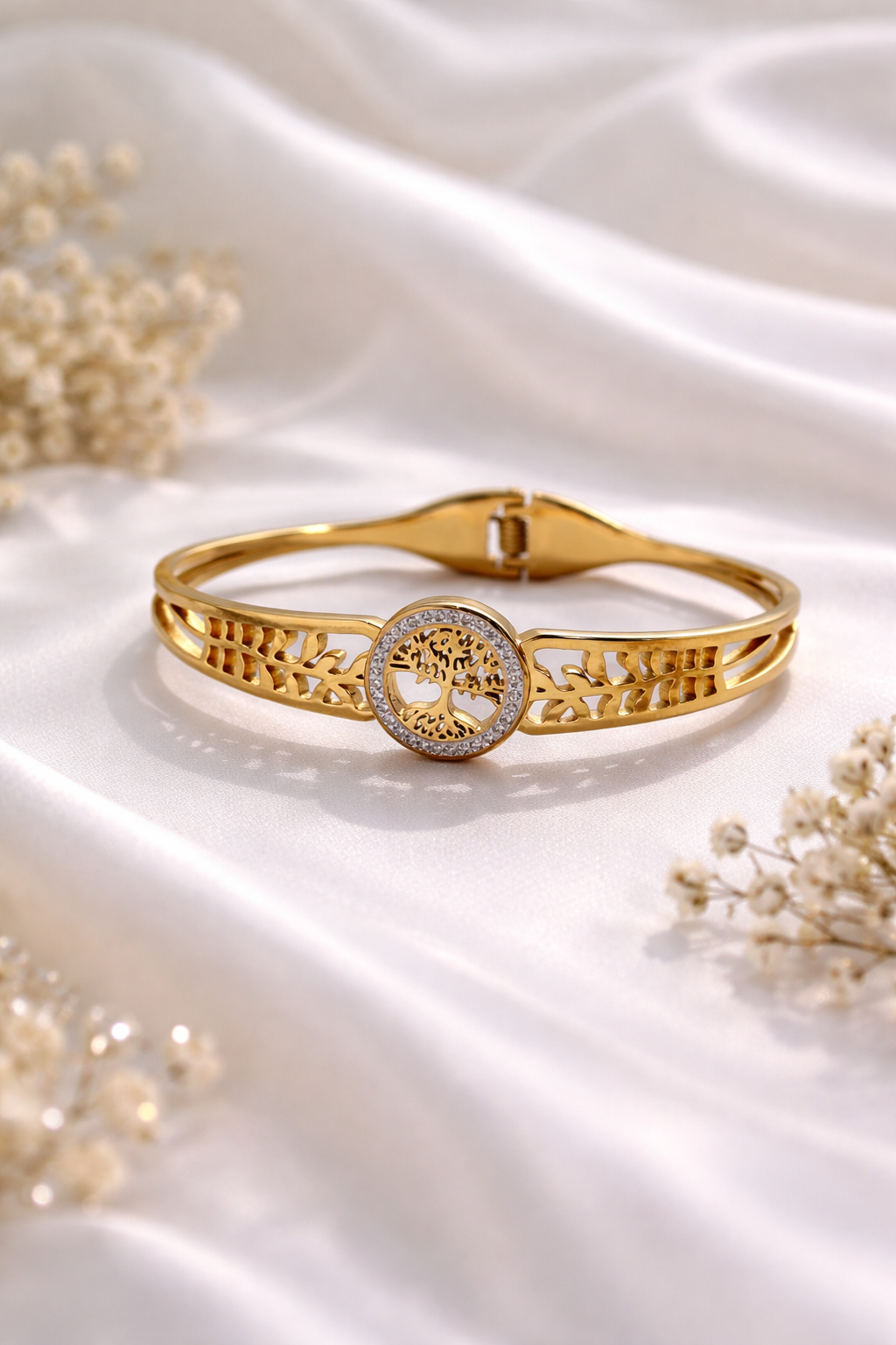 Eterna Tree of Life Adjustable Bangle
