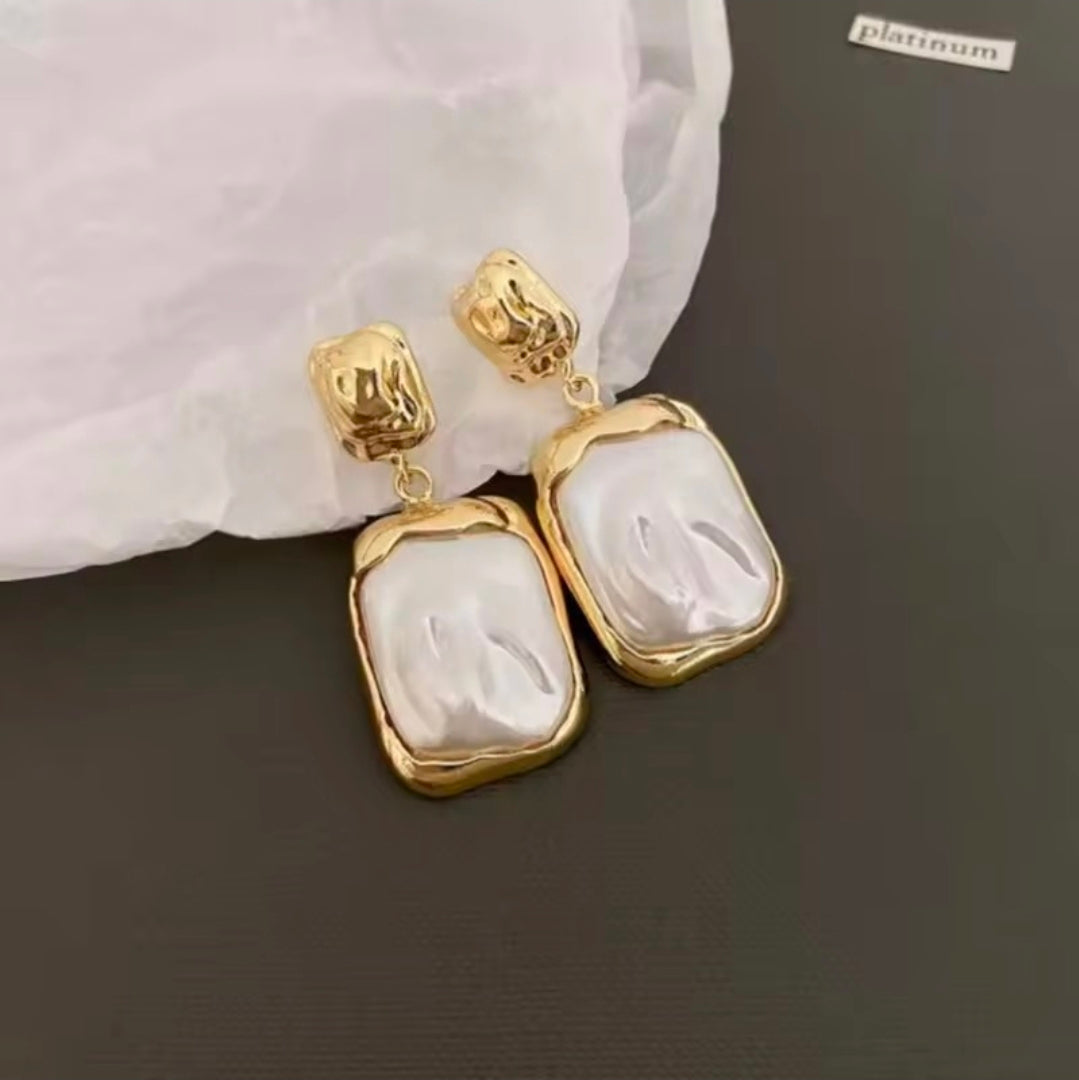 Aurora Pearl Statement Earrings