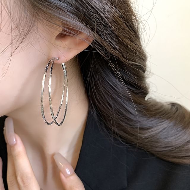 Celeste Double Hoop Earrings