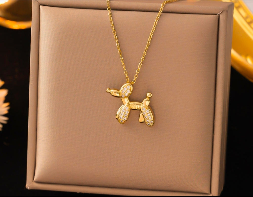 Bumble Crystal Bee Pendant Necklace