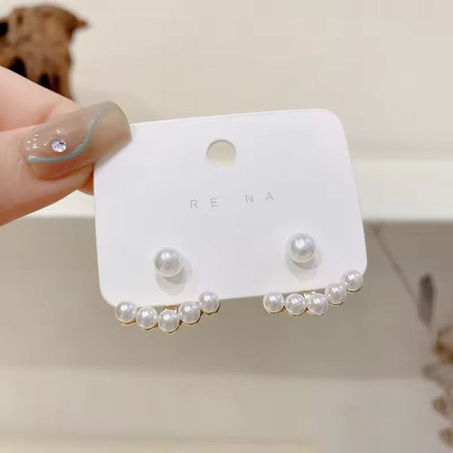 Pearl Embrace Jacket Earrings